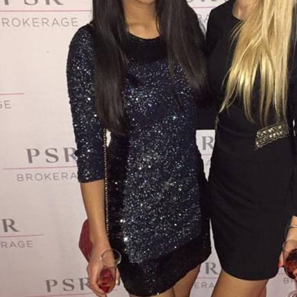 French Connection Sequin Bodycon Dress - Picture 3 of 5